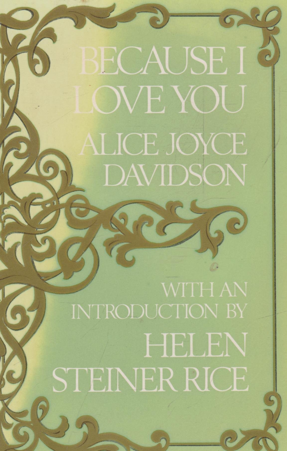 Cover of Because I love You 